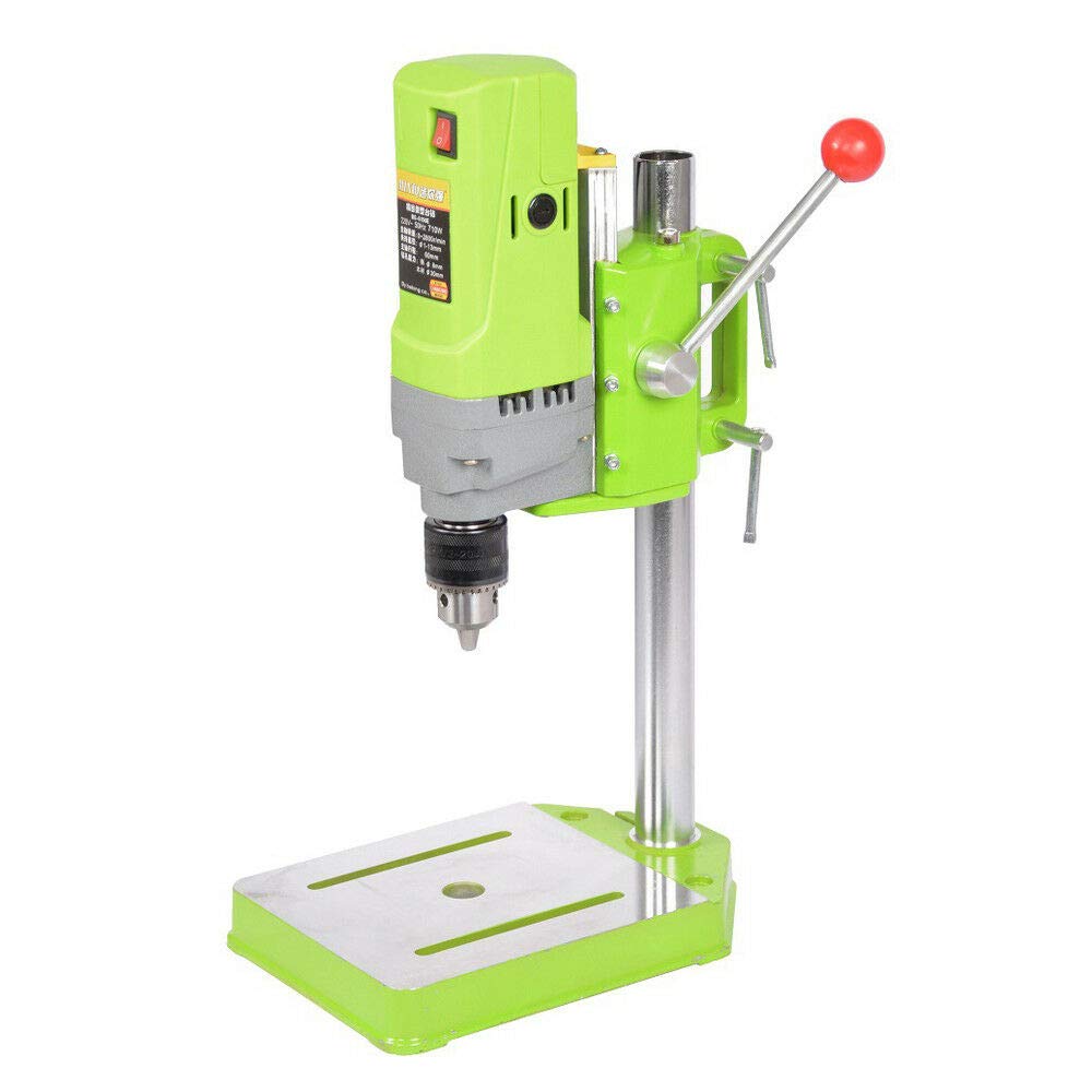 Mini Electric Bench Drill Press Stand Mini Portable Press Workbench Wood Drilling Machine Iron Wood for DIY 710W SHZICMY