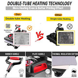 WHUBEFY Upgraded Heat Press Machine for Shirts 15 x 12 Inch T Shirt Press Machine 360-Degree Swing Digital Shirt Printing Heat Transfer Sublimation Whubefy