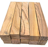 Zuluf Holy Land Olive Wood Pen Blanks for Turning Authentic Olive Wood Blanks Bundle 3/4" x 3/4" x 5-1/2", Set of 10 - Premium Wooden Pen Blanks Zuluf