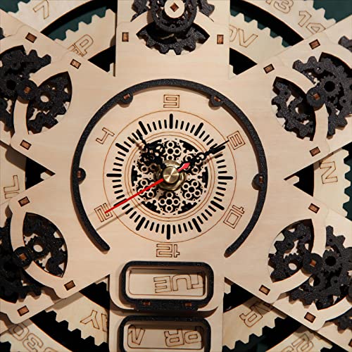 bennama 3D Wooden Puzzles Calendar Model Kits, Brainteaser and Puzzle for Christmas/Birthday,Gifts for Adults and Teens to Build Combination bennama