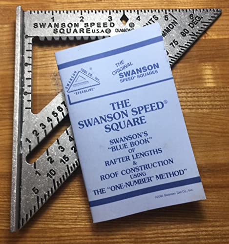 SWANSON Tool Co S0101 7 Inch Speed Square, Blue - WoodArtSupply