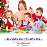 4 Pcs Pin Pen Weeding Tool, Craft Vinyl Weeding Tool Kit, Includes Air Release Pen, Vinyl Squeegee Vinyl Tweezers Weeders Adhesive Film HTV Vinyl for Laumoi