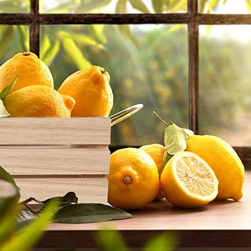 Aweyka 4 Pack Mini Rustic Wooden Crates, Decorative Wood Crates Unfinished Wood Box, Crate Box Wooden Storage Box for Kitchen, Office, Bedroom, Aweyka