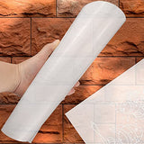 FSWCCK 25pcs 10mil 12 x 12 Inch Milky Translucent Blank Stencil Material Mylar Template Sheets, PET Blank Stencils Sheets for Cricut, Laser Cutting, FSWCCK