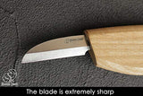 BeaverCraft Whittling Knife C2 6.5" Whittling Knife for Fine Chip Carving Wood and General Purpose Wood Carving Knife Bench Detail Carving Knife BeaverCraft