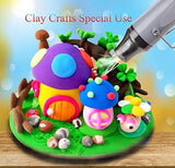 Homidic Heat Gun Upgraded to 662℉, Dual-Temperature Professional Heat Tool, Mini Handheld Hot Air Gun for Embossing Shrink Wrapping Paint Crafts Homidic