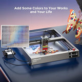 Official Creality Laser Engraver 40W, Falcon 2 Laser Cutter, 25000mm/min Speed DIY Laser Engraving Machine with Air Assist for Wood, Metal, Acrylic, Creality