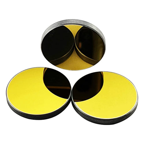 DGHUNST 3PCS Laser Si Mirrors Dia. 20mm 0.98inch for CO2 Laser Engraver Cutter 10W-200W, Si Mirror Silicon Material Reflector Lens for CO2 Laser DGHUNST
