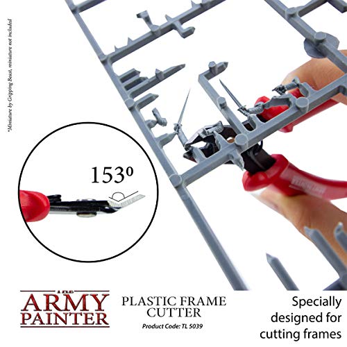 The Army Painter Plastic Frame Cutter - Wire Cutters Heavy Duty for Craft and Plastic Miniature, Side Cutters Flush Cut Pliers with Safety Grip - - WoodArtSupply