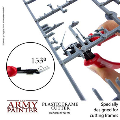 The Army Painter Plastic Frame Cutter - Wire Cutters Heavy Duty for Craft and Plastic Miniature, Side Cutters Flush Cut Pliers with Safety Grip - - WoodArtSupply