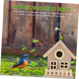 DIY Wood Birdhouse Kit Craft Bird Houses to Paint Wood Bird House for Kids Birdhouse Bulk Mini Birdhouse Small Birdhouse Unfinished Birds Hut Bed BESPORTBLE