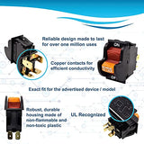 HQRP On-Off Toggle Switch Works with Dewalt, Rockwell, Hitachi, Reliant, Performax, Dayton, Jet, Craftsman OR90037 OR9OO37 0R90037 Power Tools Planer HQRP