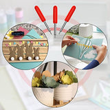 50PCS Replacement Cutting Blades Compatible with Cricut Explore Air/Air 2/Air 3/, Standard Fine Point Blade Compatible with Cricut Maker/Maker Aleybloodes