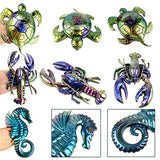 3Pcs Sea Animal Resin Molds Silicone Sea Turtles Lobster Seahorse Mold Epoxy Resin Casting Mold Large Unique Marine Mould for DIY Resin Concrete japleed