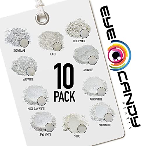 Eye Candy Premium Mica Powder Pigment “Snowflake White” (25g) Multipurpose DIY Arts and Crafts Additive | Natural Bath Bombs, Resin, Paint, Epoxy, Eye Candy