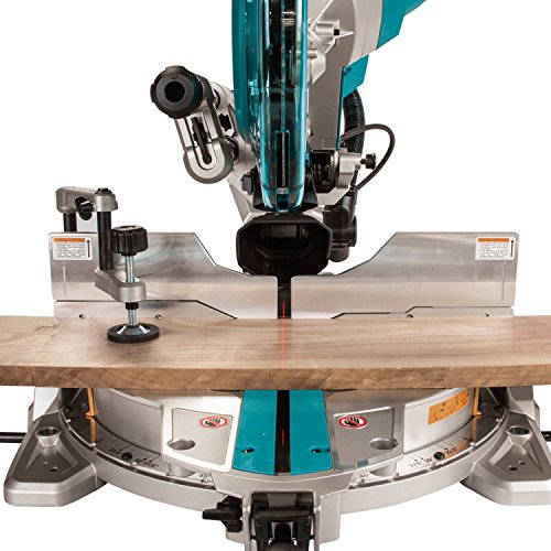 Makita LS1019LX 10" Dual-Bevel Sliding Compound Miter Saw with Laser and Stand - WoodArtSupply