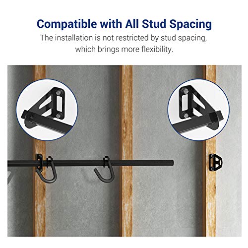 FLEXIMOUNTS 6-Bike Storage Rack for Garage, Heavy-Duty Wall Mount Hanger for Home & Garage, Holds Up to 300lbs FLEXIMOUNTS