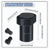 WILLBOND 10 Pcs Bench Dogs 19 mm Bench Dog Clamp Aluminum Alloy Bench Dog with Non Slip Pad MFT Table Stop Woodworking Accessories for 3/4 Inch WILLBOND