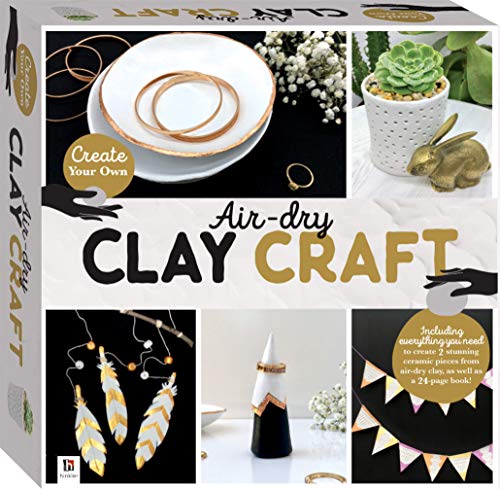 Air-Dry Clay Craft Box Set-This Complete Starter Kit includes all you need to create Stunning Ceramic Pieces Hinkler