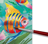 Faber-Castell Watercolor Paint Set With Brush - Premium Washable Watercolors for Kids, Multicolor, 1 count (pack of 1) Faber-Castell