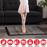 Big Floors Male Transition Edge Kit, Durable Interlocking Modular Garage Floor Edging, Compatible with RaceDeck, GarageTrac and GarageDeck Products, Big Floors