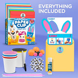 Arts and Crafts Kit for Kids Ages 3, 4, 5, 6 – Craft 8 Cute Animal Projects – Gift Crafts Set for Girls & Boys Ages 4-8 LC Crafts