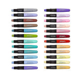 KINGART 583-24 Pastel GEL STICK Set, Artist Pigment Crayons, 24 Unique Colors, Water Soluble, Creamy, and Odorless, Use on Paper, Wood, Canvas and KINGART