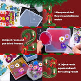 CONVELIFE Dried Flowers for Resin, 120pcs Natural Flowers and Leaves Compressed, Vacuum Packed DIY Dried Flowers for Epoxy, Jewelry, Candles, Soap, CONVELIFE