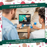 BeaverCraft Wood Carving Kit for Kids & Beginner DIY08 - Wood Whittling Kit for Kids Woodworking Starter Kit Hobby Kits for Boys Wood Crafts Projects BeaverCraft