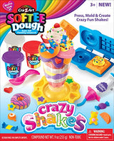 Cra-Z-Art Softee Dough Crazy Shakes Milkshake Playset, Modeling Dough Play Toy for Kids Ages 3 Years and Up Cra-Z-Art