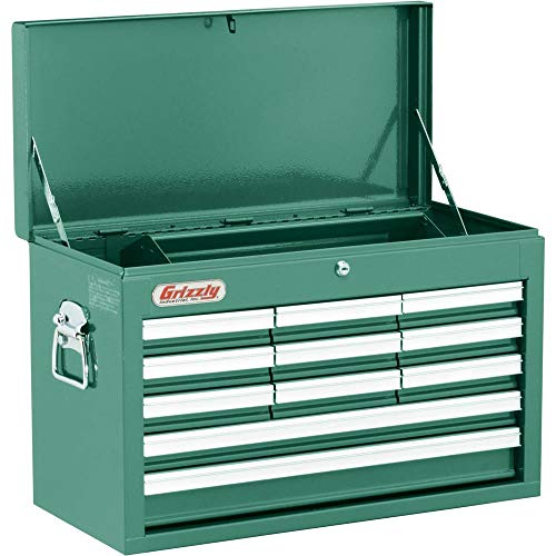 Grizzly Industrial H7733-11-Drawer Tool Chest, 12" Deep - WoodArtSupply