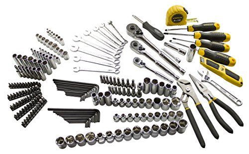 Stanley 73795 Mixed Tool Set, 210 Pieces - Polished Chrome Stanley