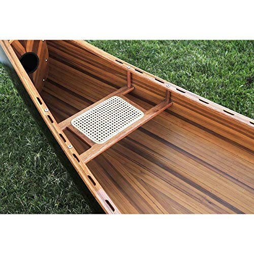 Old Modern Handicra's Wooden Canoe Dark, Stained Finish, Real Canoe, 18', Natural Wood Old Modern Handicra's