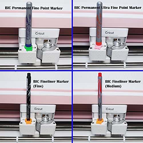 8 Packs Pen/Marker Adapter Set Compatible with Cricut (Explore Air,Air 2,Air 3, and Maker,Maker 3),Pen Adapter Compatible with Sharpie/BIC/Crayola LiangHuLo