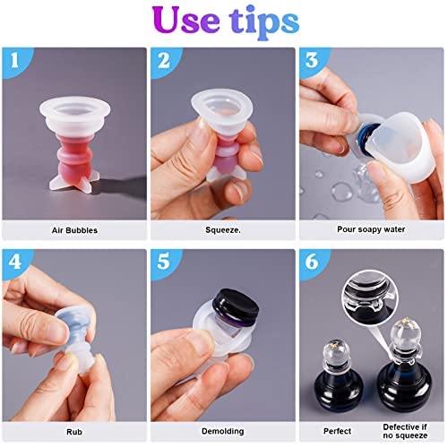 LET'S RESIN Chess Molds for Resin Casting, Upgraded Resin Chess Set Mold with 16 Piece 3D Full Size Chess Checkers & Chess Board Epoxy Silicone Resin LET'S RESIN