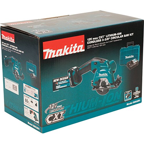 Makita SH02R1 12V max CXT® Lithium-Ion Cordless 3-3/8" Circular Saw Kit (2.0Ah) - WoodArtSupply