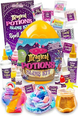 GirlZone Magic Potion Slime Kit, Spell-Binding Potion Kit for Girls to Make 6 Magical Mixies, Fun and Gift-Ready Magic Potion Kit GirlZone