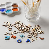 12 Packs: 54 ct. (648 Total) 3/4”; Wood Block Letters by Make Market® ArtMinds