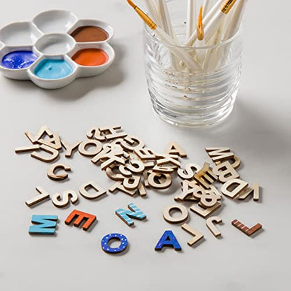 12 Packs: 54 ct. (648 Total) 3/4”; Wood Block Letters by Make Market® - WoodArtSupply