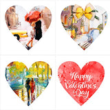 Whaline 10Pcs 16 Inch Valentines Wooden Heart Cutouts Large Unfinished Heart Wood Sign Craft Ornament Blank Wood Slices for Valentine's Day Wedding Whaline