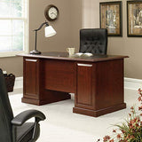Sauder Heritage Hill Executive Desk, Classic Cherry Finish Sauder