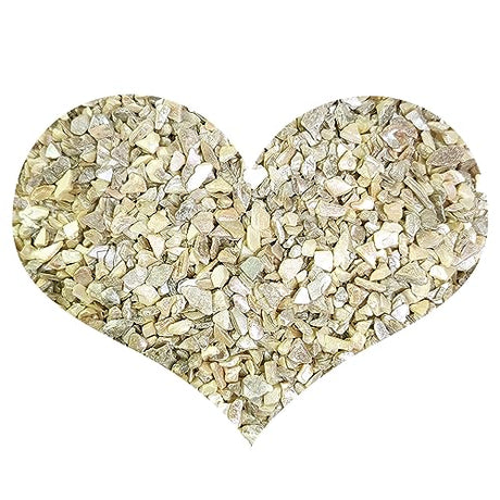 HappyFiller 1.4 Pound Broken Pieces Crushed Shells Chips Vase Filler Resin Arts,Succulents,Plants Top Dressing Soil Cover,Hotricultural Pebbles Grow HappyFiller