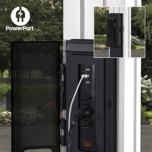 Backyard Discovery 12x10 ft Hawthorne White Galvanized Steel Pergola w/Soft Sail Shade, Spacious, Rust Resistant, UV Protection, Resist Winds Up to Backyard Discovery