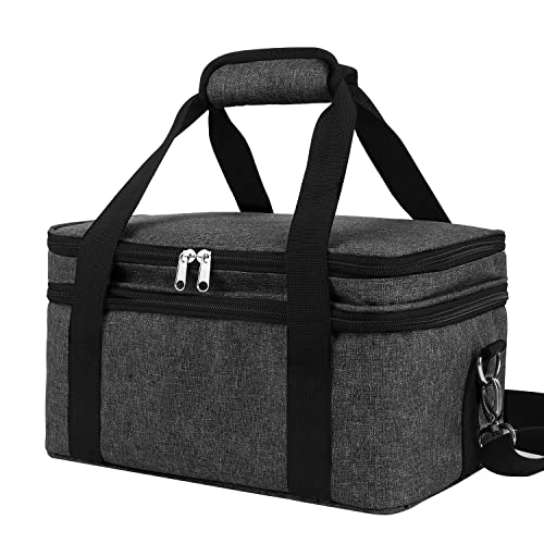 ALTLLEN Acrylic Paint Storage Case, Black, Unisex, Plastic and Leather, Ideal for Artists on-the-go ALTLLEN