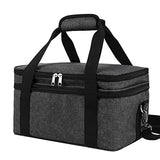 ALTLLEN Acrylic Paint Storage Case, Black, Unisex, Plastic and Leather, Ideal for Artists on-the-go ALTLLEN