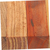 VILLCASE 5pcs Carved Wood Unfinished Wood Whittling Blocks Wood Square Block Wood Working Whittling Kit Floral Wooden Wood Carving Kits Decorating VILLCASE