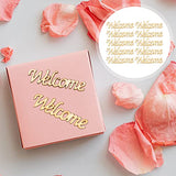 BESPORTBLE Front Door Garland 30pcs Welcome Wood Letters Unfinished Wood Sign Large Letter Cutouts Wooden Decoration for Home Porch Sign Wedding BESPORTBLE