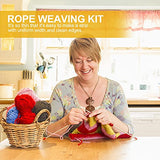 EXCEART 1 Set Weaving Cards Kit Tablet Weaving Card Paper Loom Cards with Unfinished Shuttles 10 Colors Thread Bag for DIY Art Craft Gift Motor EXCEART