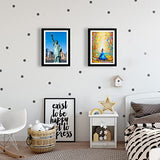 Betionol Picture Frames, 6 Packs Diamond Painting Frames Fit 12x16in/30x40cm Diamond Art Kits/Photos/Prints, Black Natural Solid Wood Picture Frame Betionol