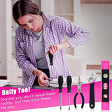 ThinkLearn Tool Kit with 20V Cordless Drill(265in-lbs), Pink Drill Set for Women, Lady's Home Tool Kit for DIY, Daily Repair Tool Set as a Creative ThinkLearn